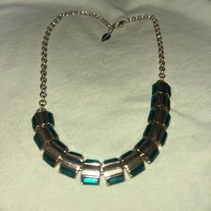 Coldwater Creek Vintage Necklace Gold/Emerald Green